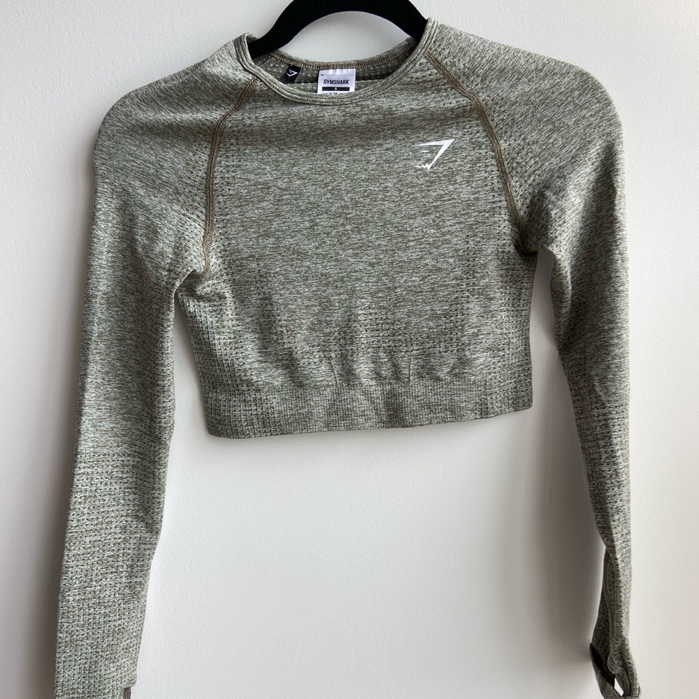 Gymshark green workout set